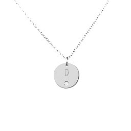 Personalised Initial Disc Pendant