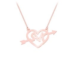 First Love Initial Heart Necklace