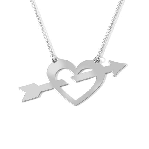 Straight To My Heart Engravable Necklace