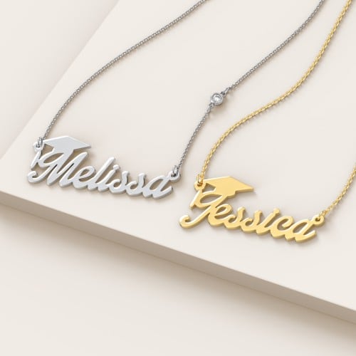 Graduation Name Necklace