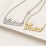 Graduation Name Necklace – 10K Yellow Gold