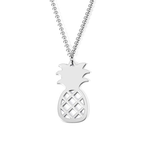 Island Vibes Pineapple Cutout Necklace