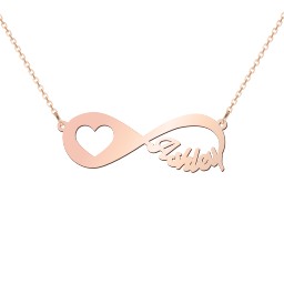 In My Heart Infinity Name Necklace