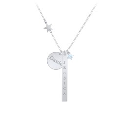 Milestone Necklace with Star Charm