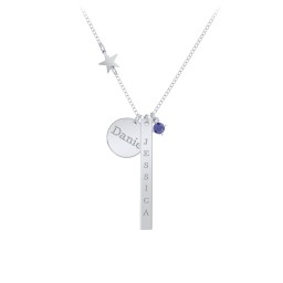 Milestone Necklace with Star Charm