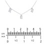 Initial Necklace with 6 Letters - Modern