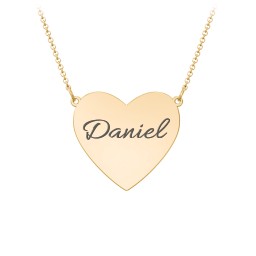 Call It A Crush Heart Necklace in 18K Gold Plated Silver