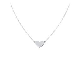 Engravable Heart Charm Sorority Necklace