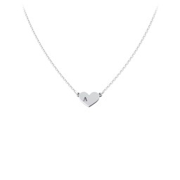 Engravable Heart Charm Sorority Necklace