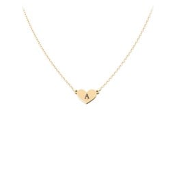 Engravable Heart Charm Necklace