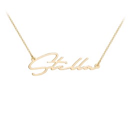 Personalised Signature Name Necklace