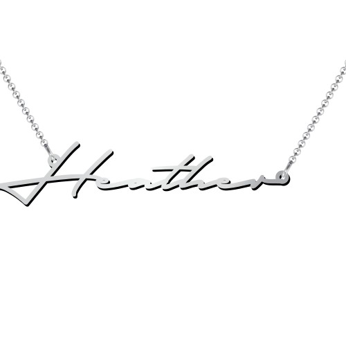 Personalised Signature Name Necklace