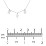 Initials Necklace with Lightning Bolt Charm – Sterling Silver