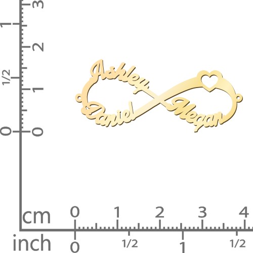 Love to Infinity Bracelet – 18K Gold Plated Silver