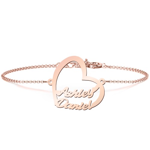 Written With Love Name Bracelet – 10K Rose Gold