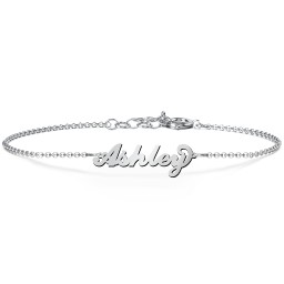 The Flourish Name Bracelet