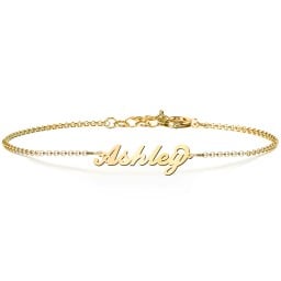 The Flourish Name Bracelet