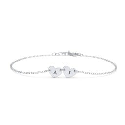 Engravable 2 Hearts Bracelet