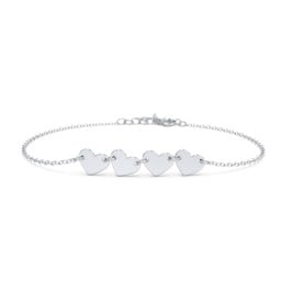 Engravable 4 Hearts Bracelet