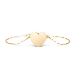 Engravable Heart Sorority Bracelet