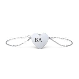 Engravable Heart Sorority Bracelet