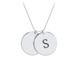 Engravable 2 Disc Pendant
