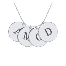 Engravable 4 Disc Pendant