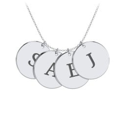 Engravable 4 Disc Pendant