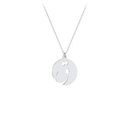 Arabic and Farsi Initial Disc Necklace