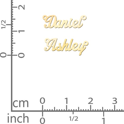 Dainty Personalised Two Name Necklace – 18K Gold Plated Silver