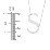 Engravable Asymmetrical Initial Necklace - S – Sterling Silver