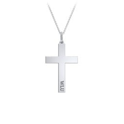 Classic Engravable Cross Necklace