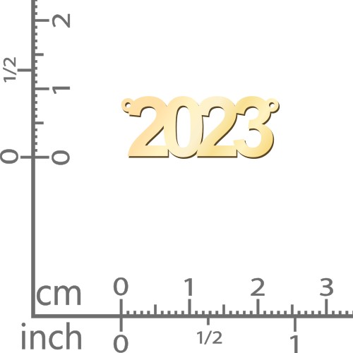 Personalised Number Necklace – 18K Gold Plated Silver