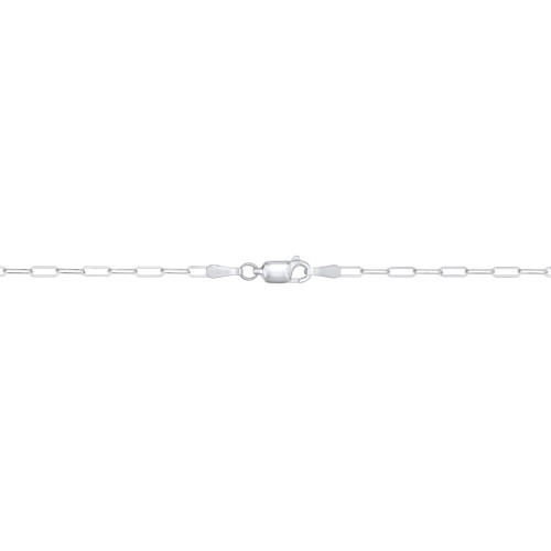 Mini Paper Clip Chain Necklace with 1 - 5 Engravable Bars – Sterling Silver