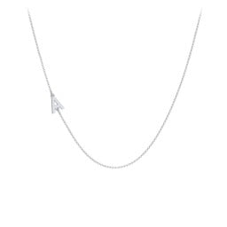 Personalised Initial Station Necklace with 1 Letter