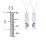 Engravable Butterfly Bar Necklace Set with Birthstones – 10K Yellow Gold with Amethyst and Blue Sapphire