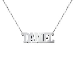 Personalised Varsity Name Necklace