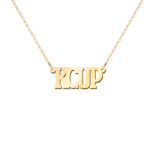 Personalised Varsity Name Necklace