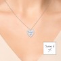 Personalised Handwriting Heart Necklace