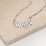 Personalised Name Necklace with Figaro Chain