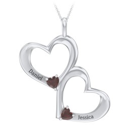 Fusion Hanging Hearts Pendant