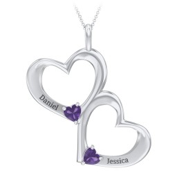 Fusion Hanging Hearts Pendant