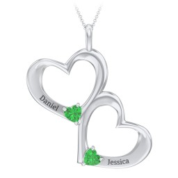 Fusion Hanging Hearts Pendant