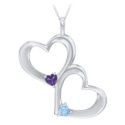 Fusion Hanging Hearts Pendant