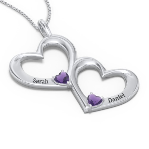 Fusion Hanging Hearts Pendant