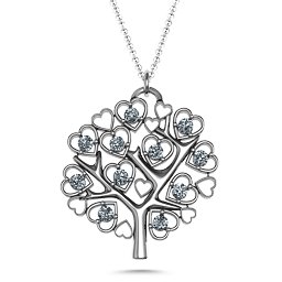 Heart Family Tree Pendant