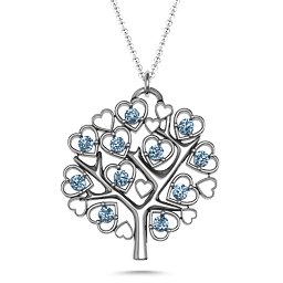 Heart Family Tree Pendant