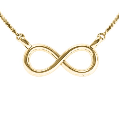 Classic Infinity Pendant – 10K Yellow Gold