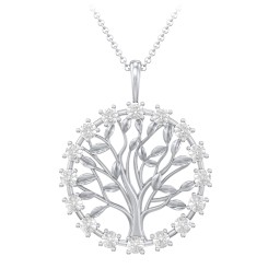 Halo Family Tree Pendant