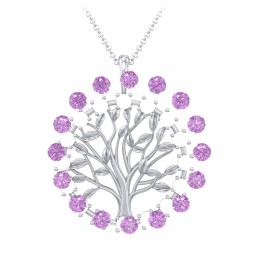 Halo Family Tree Pendant